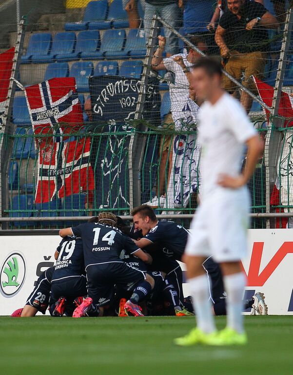 ... když přišla pohroma v podobě gólu hostujícího Jradiho. | Foto: Milan Kammermayer