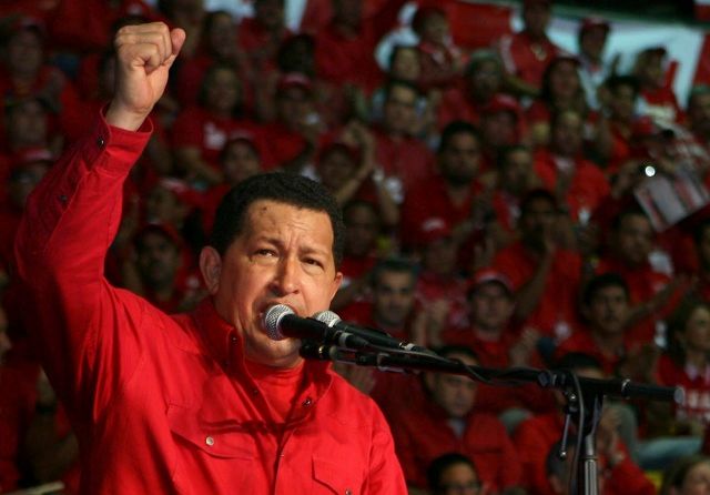 Hugo Chávez v neděli promluvil na sjezdu Venezuelské socialistické strany (PSUV) | Foto: Reuters