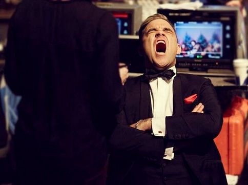 Šoubyznys je někdy pořádná dřina. | Foto: Facebook / Robbie Williams