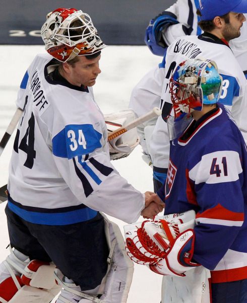 Kiprusoff a Halák | Foto: Reuters