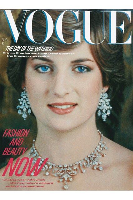 Diana Spencer v srpnu 1981, krátce po tom, co si vzala následníka britského trůnu a stala se princeznou z Walesu a vévodkyní z Rothesay. Na obálce Vogue se pak objevila ještě několikrát. | Foto: Vogue