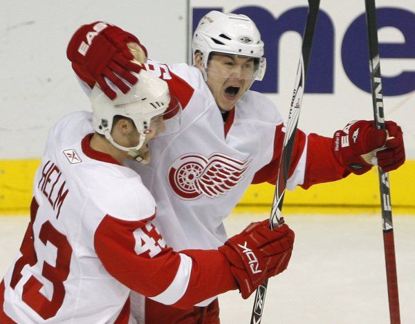 Jiří Hudler v play off NHL 2008. | Foto: Reuters