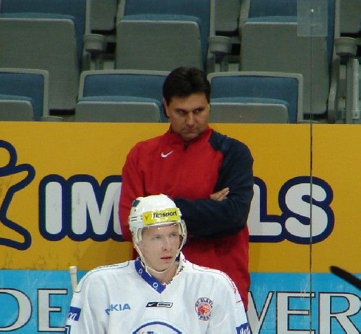 Vladimír Růžička při zápase Slavia - Havlíčkův Brod. | Foto: Michael Mareš