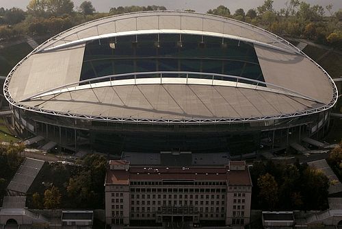 Fotbalový stadion v Lipsku. | Foto: Reuters