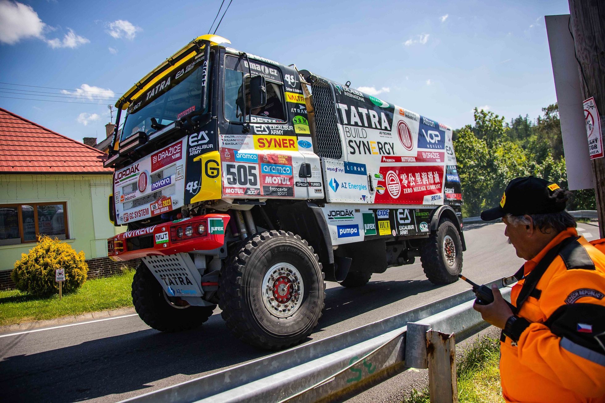 Exceptional Display of Trucks Designed for Dakar Rally at Ecce Homo Hill Race