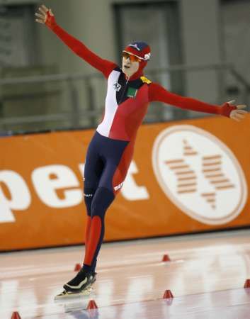 MArtina Sáblíková se právě stala mistryní světa na 3000m. | Foto: Reuters