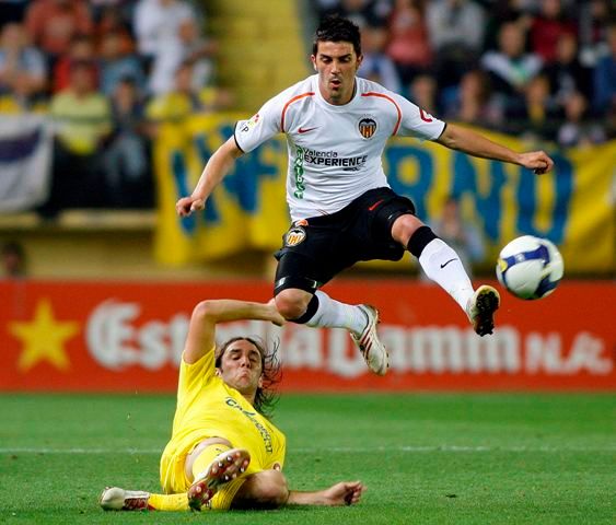 David Villa v dresu Valencie. | Foto: Reuters