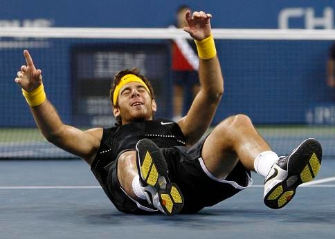 Del Potro se raduje | Foto: Reuters