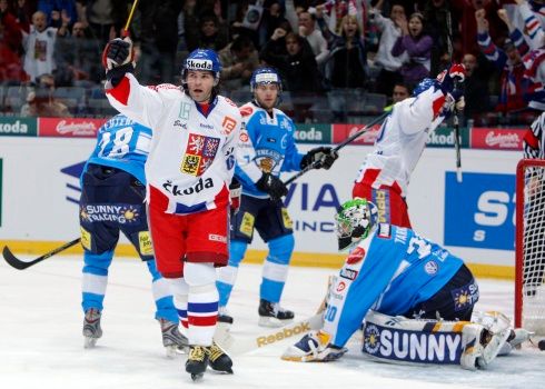 Jaromír Jágr se raduje z gólu | Foto: Reuters