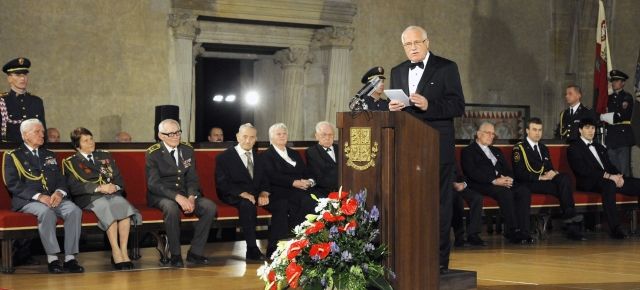 Úvodní projev přednesl prezident republiky Václav Klaus. | Foto: ČTK