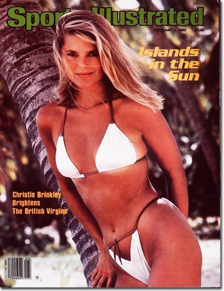 Christie Brinkley na obálce z roku 1980. Poprvé se v časopise objevila v roce 1979 a poté 1981. | Foto: http://sportsillustrated.cnn.com / John G. Zimmerman