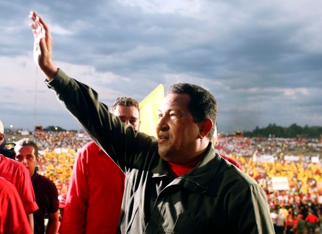 Hugo Chávez na sjezdu Spojené socialistické strany Venezuely (PSUV) | Foto: Reuters