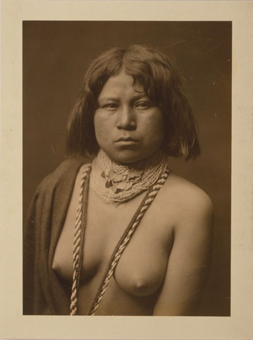 Judith z indiánského kmene Mohave. (Library of Congress, LC-USZC4-8818). | Foto: Edward S. Curtis, Library of Congress