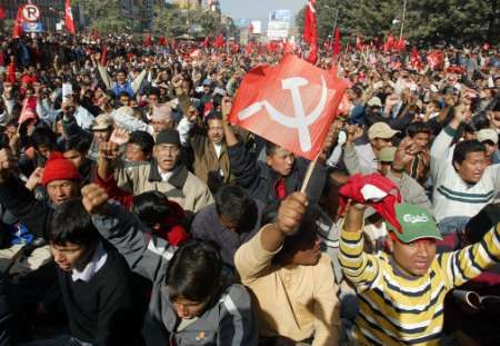 Protesty v Káthmandů | Foto: Reuters