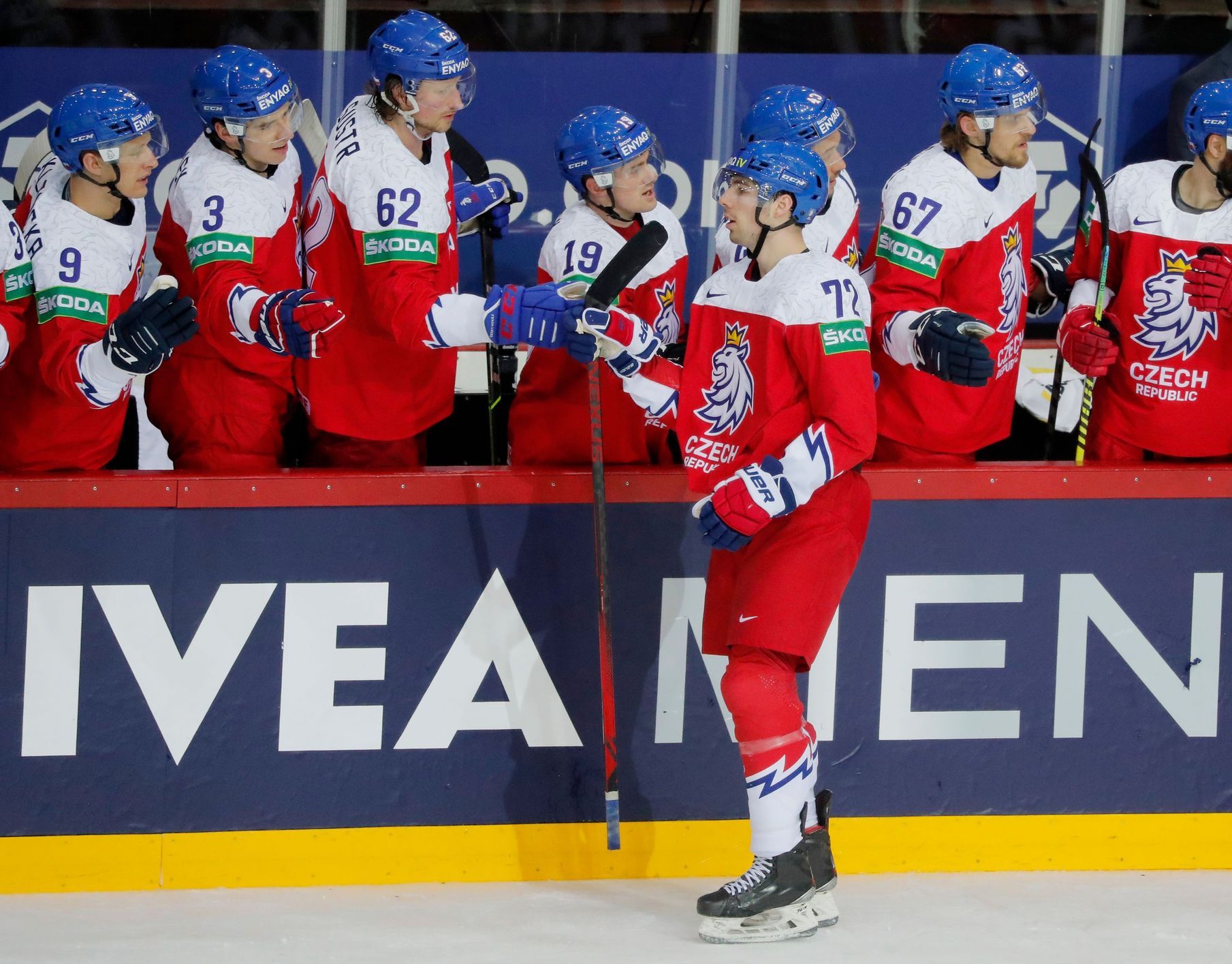 Gli avversari dei giocatori di hockey cechi alla Coppa del Mondo erano l’Austria, non la Bielorussia, che furono eliminati