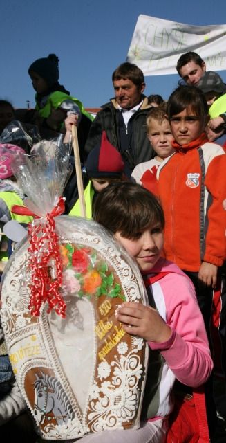 Na chyšské náměstí dorazili i nejmenší obyvatelé. | Foto: ČTK