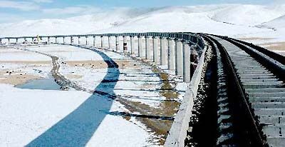 Železnice do hlavního města Tibetu - Lhasy. | Foto: Nová Čína