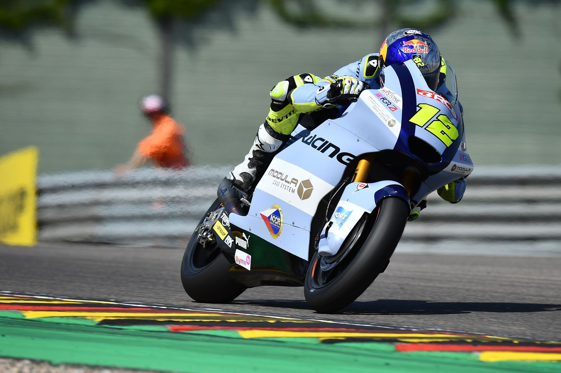 Salač did not finish the race at Sachsenring after a futile battle for points