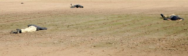 Mrtví a zranění policisté | Foto: Reuters