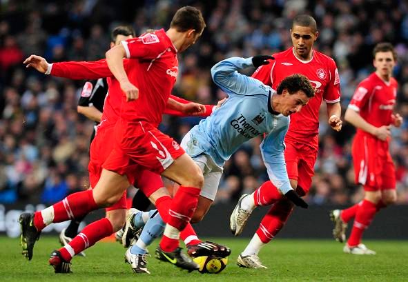 Nottingham porazil a vyřadil Manchester City | Foto: Reuters