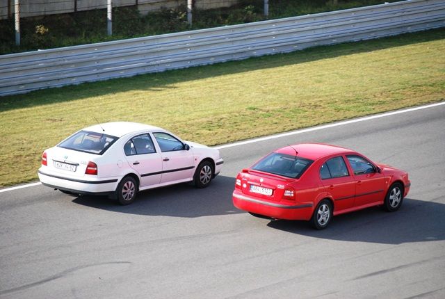 Na cílové rovince se ale odehrávaly občas vyrovnané souboje | Foto: Radek Pecák