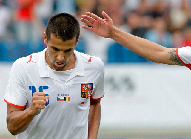 Baroš slaví gól | Foto: Reuters