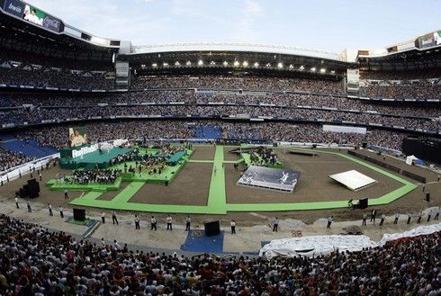 Stadion Santiaga Bernabea byl úspěšně zaplněn | Foto: Sport