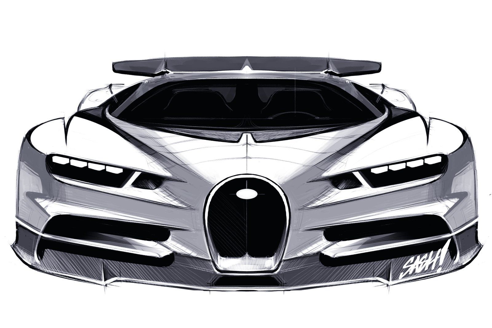 Jak se kreslí nejrychlejší auto světa? Prohlédněte si