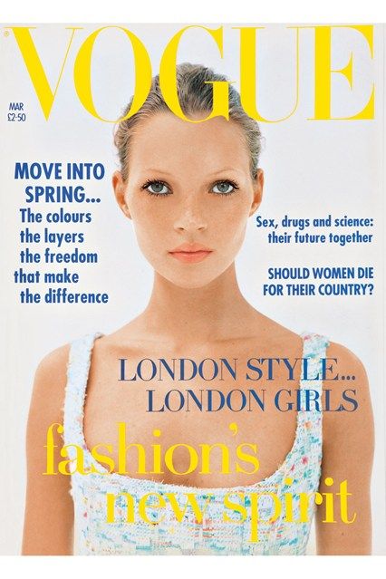 Psal se rok 1993 a devatenáctileté modelce Kate Moss se právě splnil jeden z životních snů - dostala se poprvé na obálku Vogue. Fotila ji Corinne Day, sama bývalá modelka. | Foto: Vogue