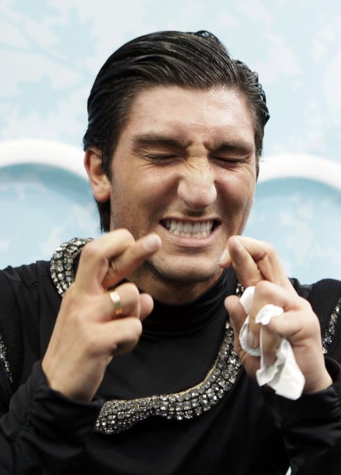 Evan Lysacek ví, že se mu jízda povedla | Foto: Sport