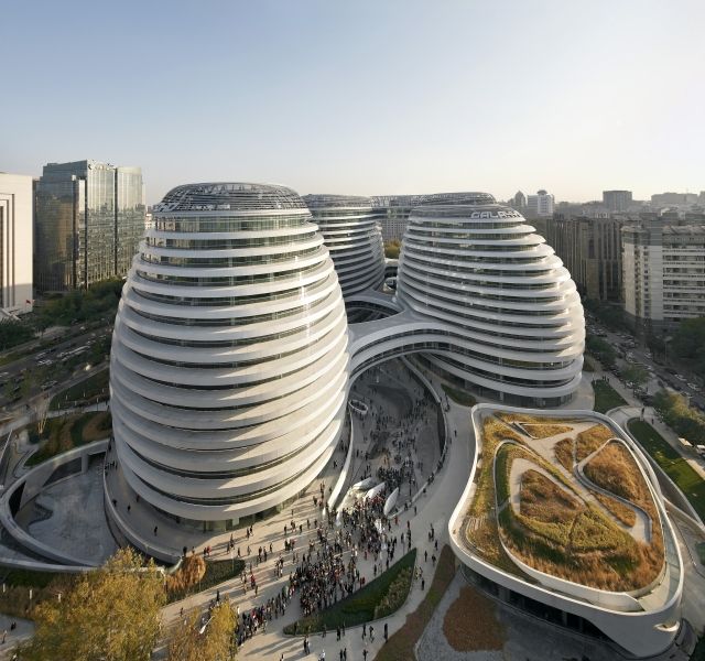 Galaxy Soho, Peking, Čína. | Foto: ČTK