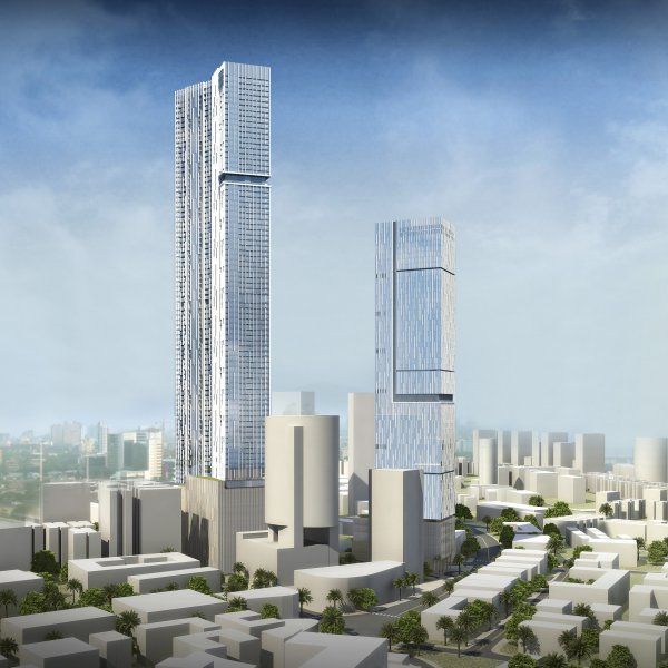 Nováčkem mezi mrakodrapy je i Three Sixty West Tower B v Indii s výškou 372 metrů. Devadesátipatrová rezidenční budova bude dokončena v indické Bombaji v příštím roce. | Foto: Kohn Pedersen Fox Associates