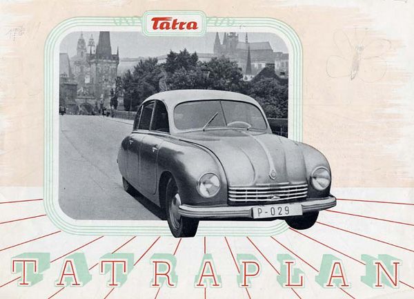 Tatra 600 - dobová reklama. | Foto: tatraportal.com, aerotatra.czweb.org, tatramuseum.cz