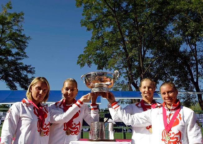 Nejlepší ženský tým na světě mají od neděle Rusky, vyhrály Fed Cup. Počtvrté za pět let | Foto: Reuters