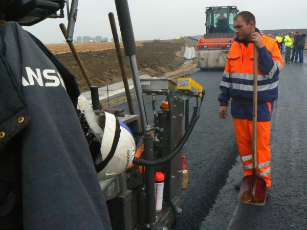 Stavba dálnice D1 u Hulína | Foto: Karel Toman