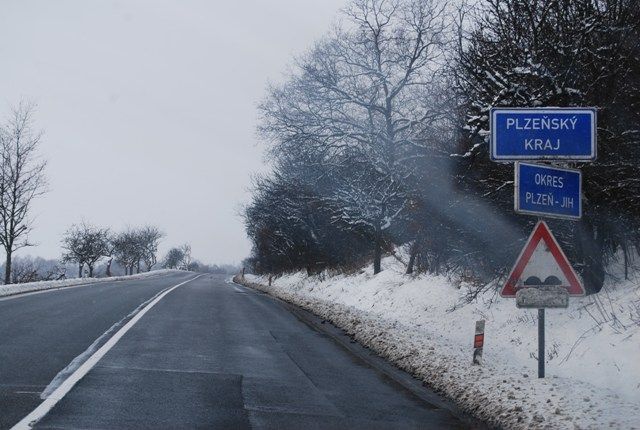 Nic se nemění ani při vjezdu do západních Čech | Foto: Radek Pecák