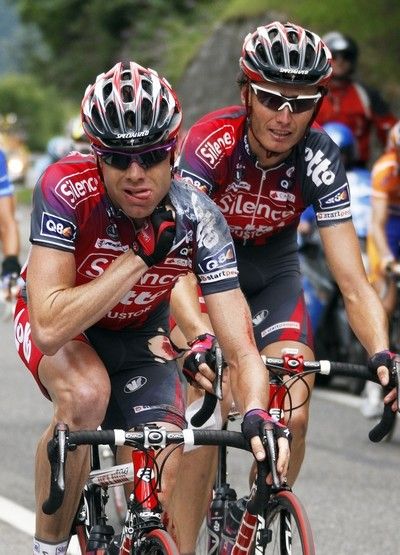 Australan Cadel Evans zatím drží v celkovém pořadí druhé místo. | Foto: Reuters