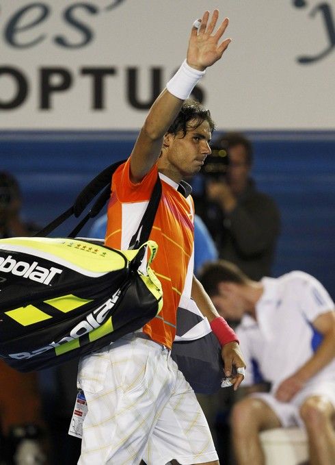 Rafael Nadal se loučí s Australian Open | Foto: Sport