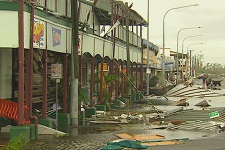 Innisfail po "návštěvě" hurikánu Larry. | Foto: ABC