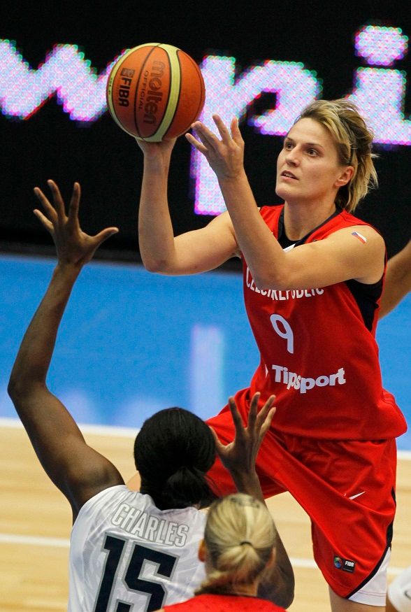 Hana Horáková, kapitán basketbalového týmu ČR | Foto: ČTK