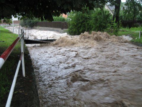 Velké Březno, Homolský potok v 15.30 hod. v sobotu. | Foto: Věra Štěpánová