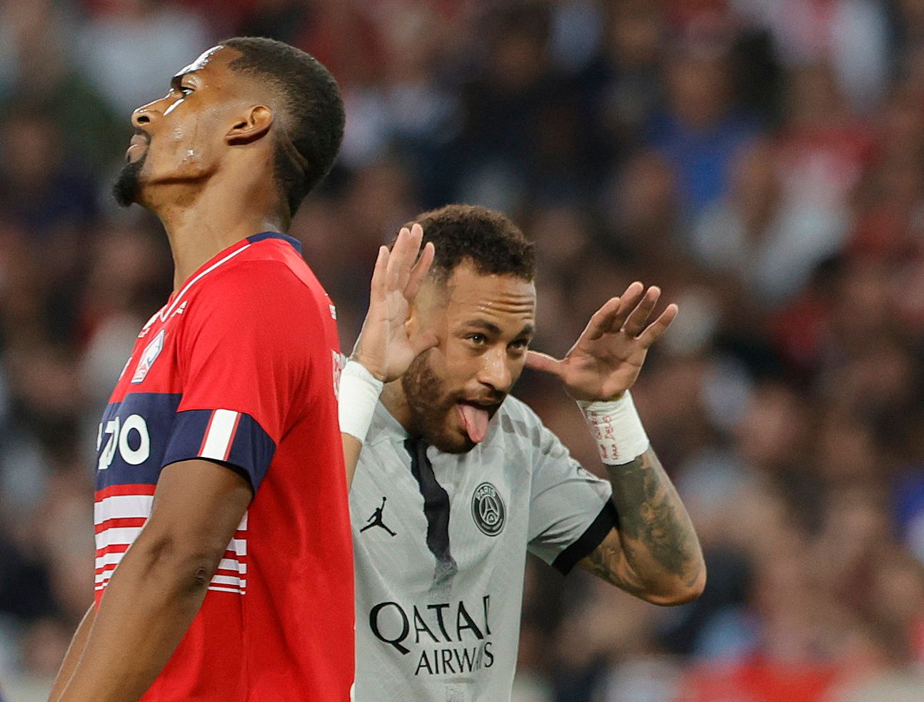 Les Parisiens ont battu Lille 7:1.  Mbappe a un record et un triplé, Neymar est de retour dans le saccage