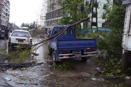 Centrální Yangon poničen cyklonem | Foto: Reuters