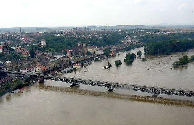 Roudnice nad Labem. | Foto: Vodohospodářský dispečink státního podniku Povodí Labe