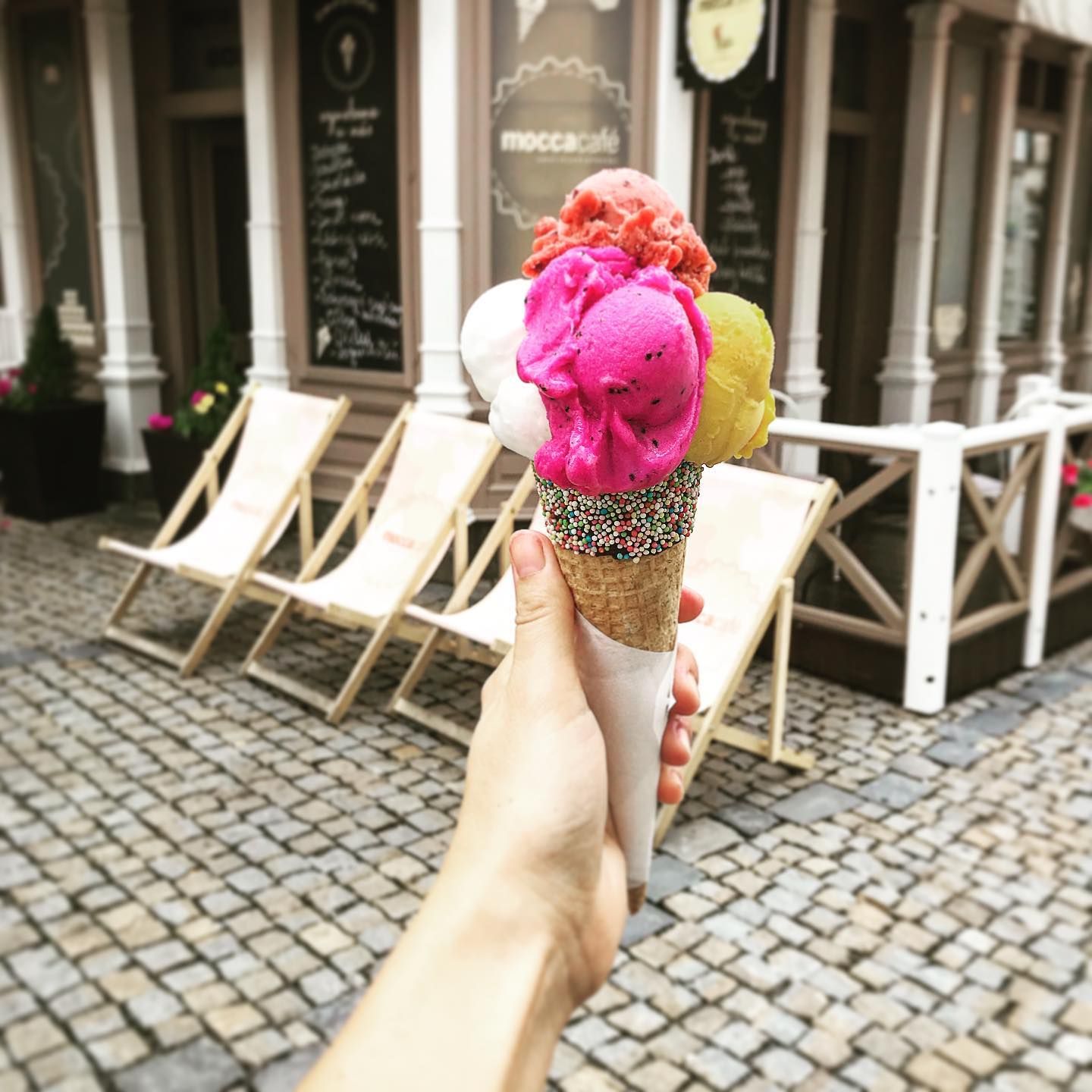 Persone da tutta la Repubblica Ceca vengono a Tábor per il gelato, e uno dei suoi gusti ha colpito anche gli italiani