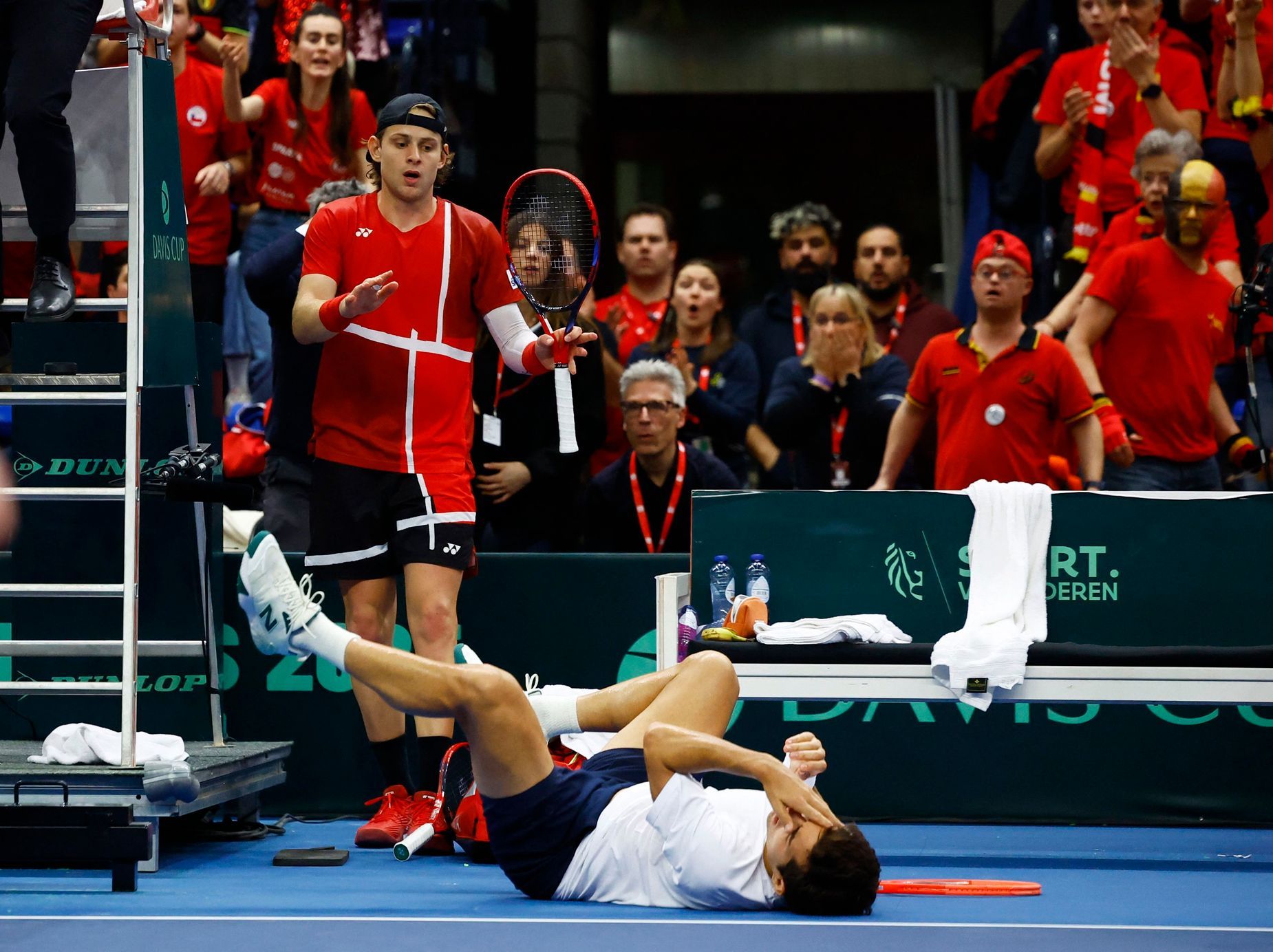Davis Cup: Belgian’s Bizarre Withdrawal After Knocking Chilana