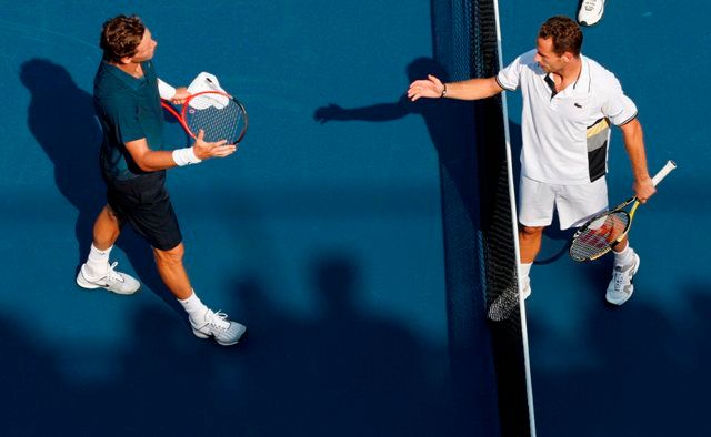 Tomáš Berdych Michael Llodra | Foto: Reuters