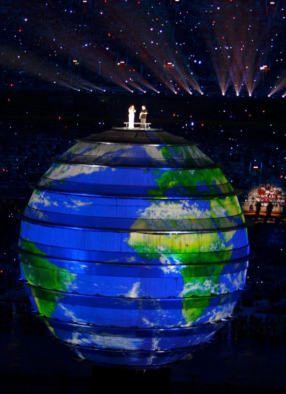 Zahajovací ceremoniál olympiády v Pekingu | Foto: Reuters