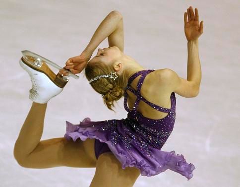 Italka Carolina Kostnerová při svém vítězném krátkém programu | Foto: Reuters