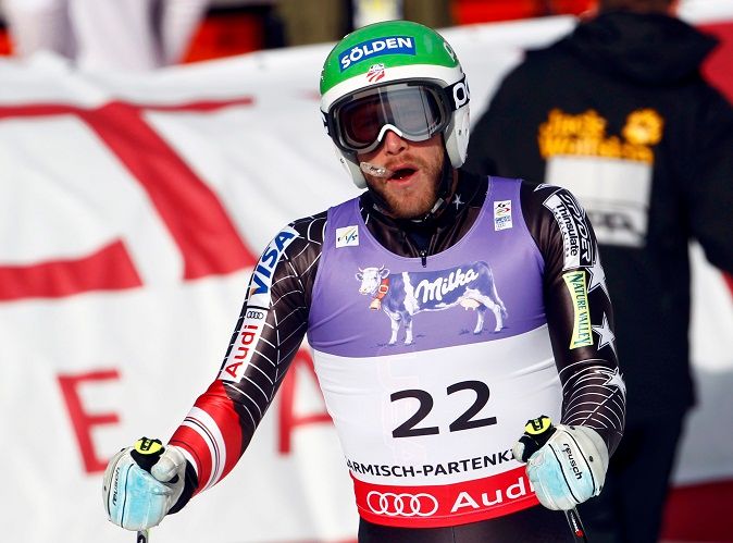 Američan Bode Miller ztratil na vítěze 2,42 sekundy a byl viditelně nespokojený. | Foto: Reuters